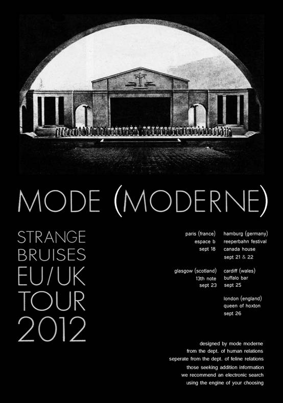 Mode Moderne announce September UK tour